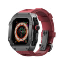 RM Vanguard Series - Fluororubber Band Stainless steel Case For Apple Watch Ultra